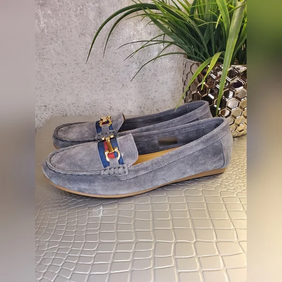 Coach And Four Romeo NWOB Driving Loafer Grey Size 10M - Picture 3 of 12